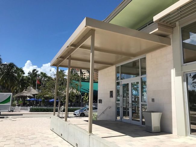 Metal awnings