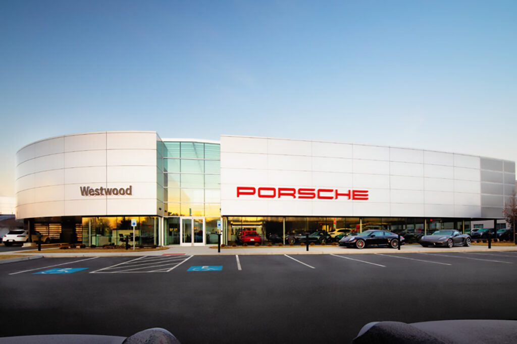 Porsche Westwood facade